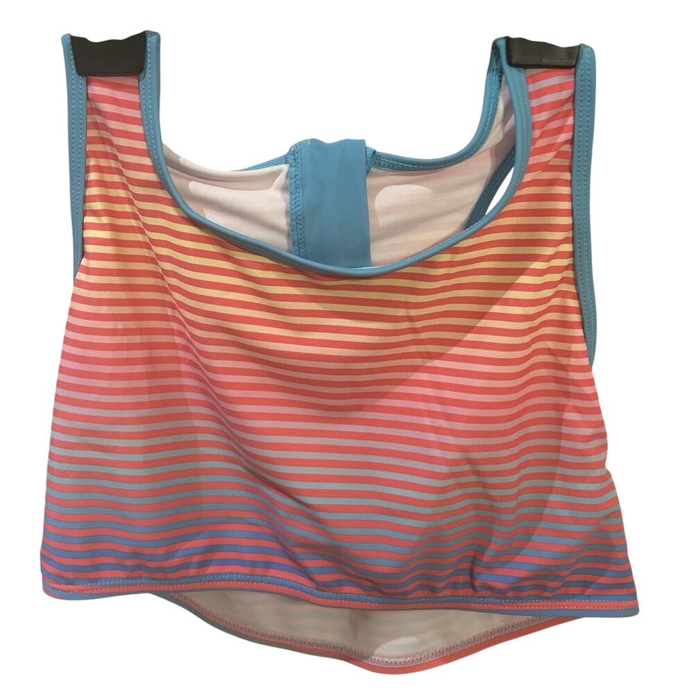 Andy & Evan Striped Ombre Bikini Girls size 14